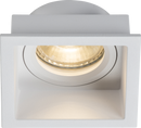 Knightsbridge MLA DIA1FSW Dipa Single Fixed Square Anti-Glare Downlight White