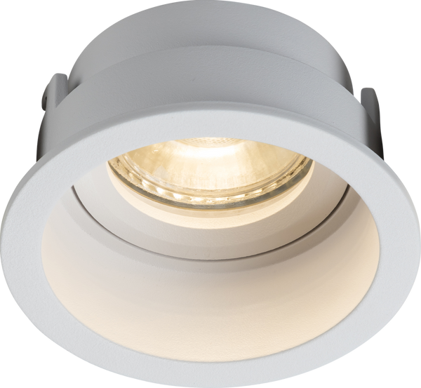 Knightsbridge MLA DIA1FRW Dipa Single Fixed Round Anti-Glare Downlight White