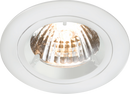 Knightsbridge MLA RD1W IP20 230V GU10 White Recessed Fixed Twist & Lock Downlight