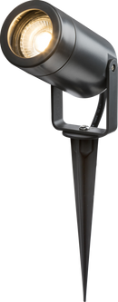 Knightsbridge MLA EASPK1A EAMON - 230V IP65 GU10 Polycarbonate Spike light - Anthracite