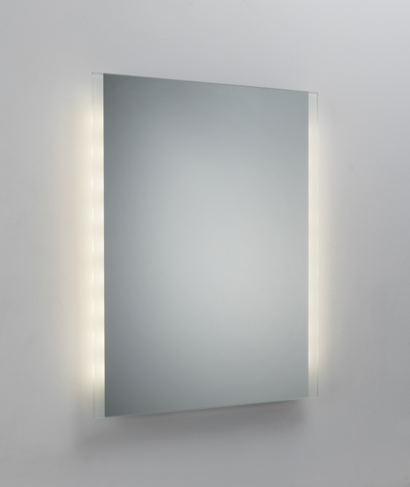 Knightsbridge MLA MLBA6045E Battery Operated IP44 LED Edge Lit Bathroom Mirror