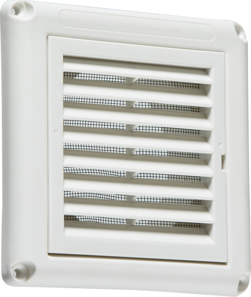 Knightsbridge MLA EX009W 100mm/4 inch Extractor Fan Grille with Fly Screen - White