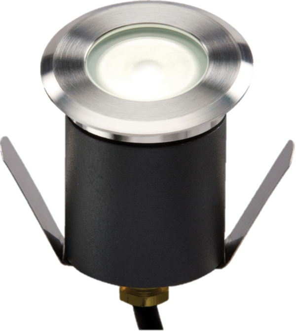 Knightsbridge MLA LEDM07W 230V IP65 1.5W 4000K High Output LED White Mini Ground Light comes with cable. Non-Dimmable