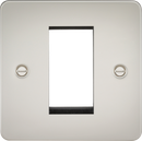 Knightsbridge MLA FP1GPL Flat Plate 1G Modular Faceplate - Pearl