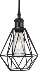 Knightsbridge MLA CAG1MB Pendant Cage - Matt Black