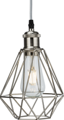 Knightsbridge MLA CAG1BC Pendant Cage - Brushed Chrome