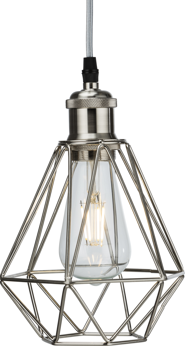 Knightsbridge MLA CAG1BC Pendant Cage - Brushed Chrome