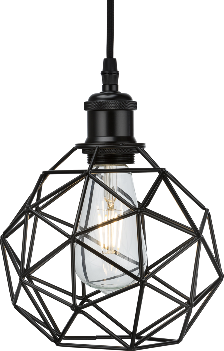 Knightsbridge MLA CAG2MB Pendant Cage - Matt Black