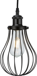 Knightsbridge MLA CAG3MB Pendant Cage - Matt Black