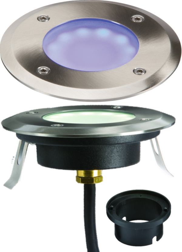 Knightsbridge MLA LEDM08B1 230V IP65 1.7W Blue LED Ground / Deck Light