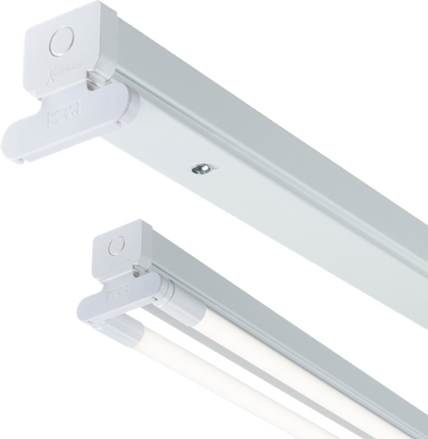Knightsbridge MLA T8LB24 230V T8 Twin LED-Ready Batten Fitting 1225mm (4ft) (without a ballast or driver)