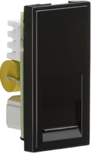 Knightsbridge MLA NETBTMBK Telephone Master Outlet Module 25 x 50mm (IDC) - Black