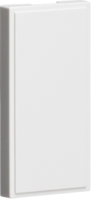 Knightsbridge MLA NETHWH PACK OF 10 - Half Blanking Modules (25 x 50mm) - White