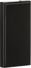 Knightsbridge MLA NETHBK PACK OF 10 - Half Blanking Modules (25 x 50mm) - Black