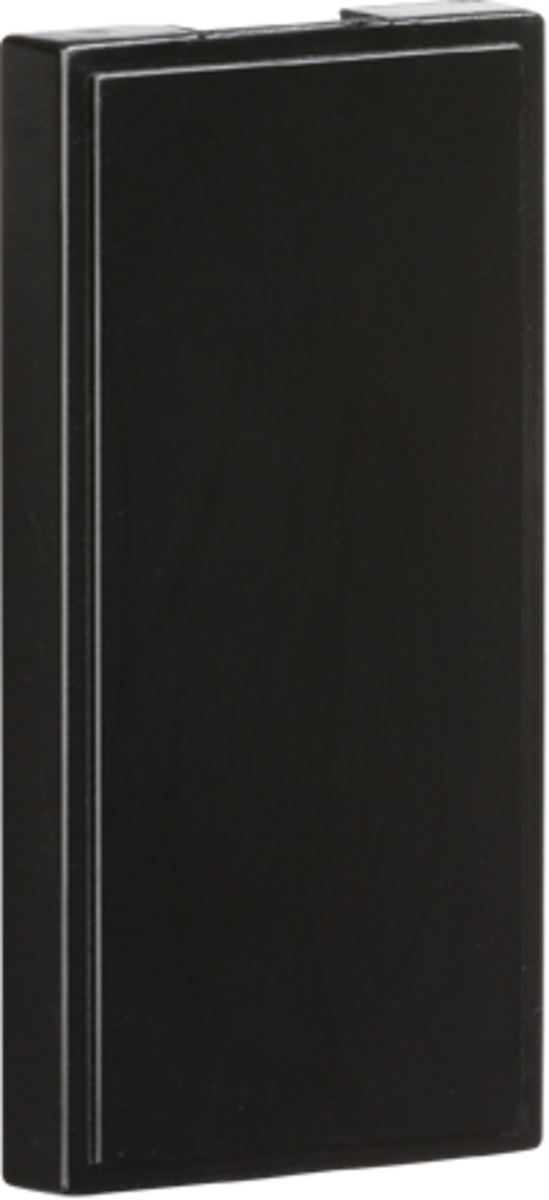 Knightsbridge MLA NETHBK PACK OF 10 - Half Blanking Modules (25 x 50mm) - Black
