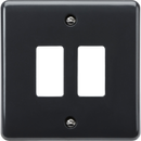 Knightsbridge MLA PMG2 2G grid faceplate [Part M Compliant]
