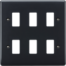 Knightsbridge MLA PMG6 6G grid faceplate [Part M Compliant]