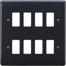 Knightsbridge MLA PMG8 8G grid faceplate [Part M Compliant]