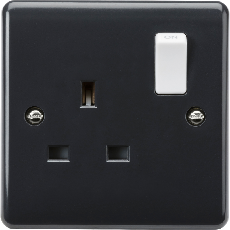 Knightsbridge MLA PM7000 13A 1G DP switched socket with white rocker [Part M compliant]