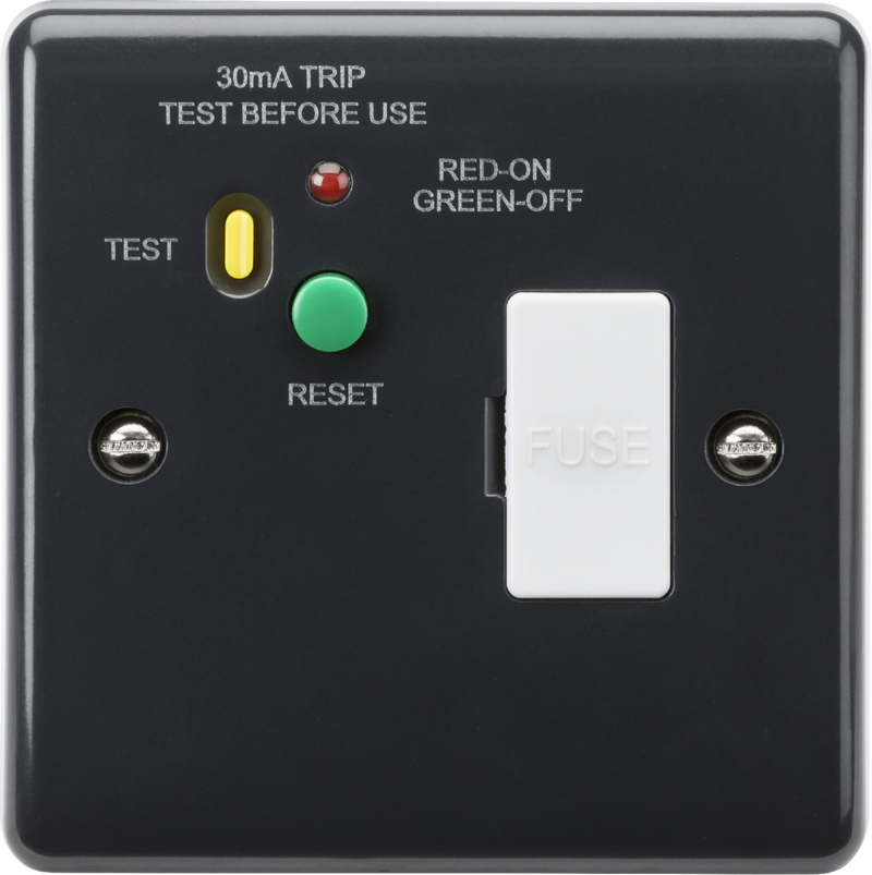 Knightsbridge MLA PM6RCD 13A RCD fused spur (Type A) [Part M Compliant]