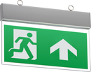 Knightsbridge MLA EMSWING 230V IP20 Ceiling Mounted LED Emergency Exit Sign (maintained/non-maintained)