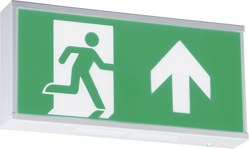 Knightsbridge MLA EMRUN 230V IP20 Wall Mounted LED Emergency Exit sign (maintained/non-maintained)