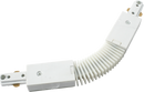 Knightsbridge MLA TRKFCW 230V Single Circuit Track  Flexible Connector White