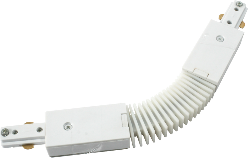 Knightsbridge MLA TRKFCW 230V Single Circuit Track  Flexible Connector White