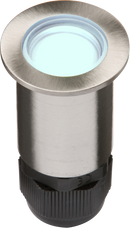 Knightsbridge MLA 4IPB IP67 24V Small Stainless Steel Ground Fitting 4 x Blue LED