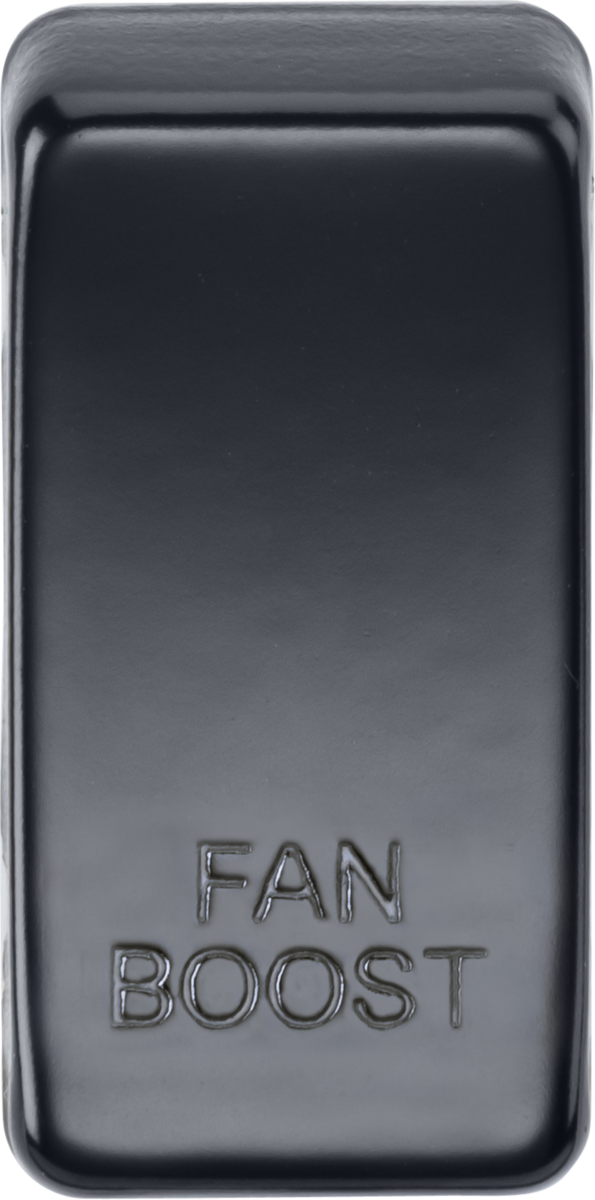 Knightsbridge MLA GDBOOSTMB Switch cover marked "FAN BOOST" - Matt Black