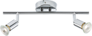Knightsbridge MLA NSPGU2C 230V GU10 Twin Bar Spotlight - Chrome