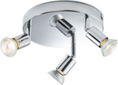 Knightsbridge MLA NSPGU3C 230V GU10  Triple Spotlight -  Chrome