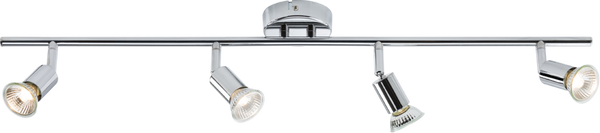 Knightsbridge MLA NSPGU4C 230V GU10 Quad Bar Spotlight - Chrome