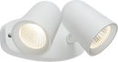 Knightsbridge MLA FLTW 230V IP65 18W LED White Twin Spot Floodlight