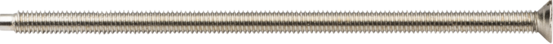 Knightsbridge MLA CSCREW75FN M3.5 x 75mm Flat-Head countersunk electrical socket screw - Nickel Plated - 10 Pk