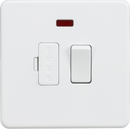 Knightsbridge MLA SF6300NMW Screwless 13A Switched Fused Spur Unit with Neon - Matt White
