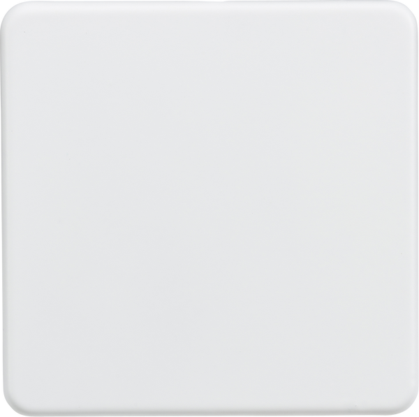 Knightsbridge MLA SF8350MW Screwless 1G Blanking Plate - Matt White