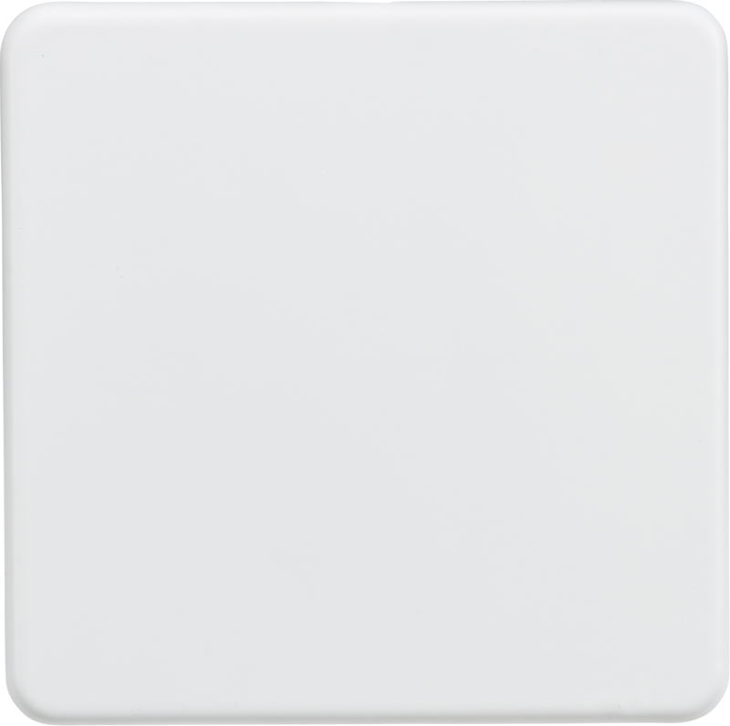 Knightsbridge MLA SF8350MW Screwless 1G Blanking Plate - Matt White