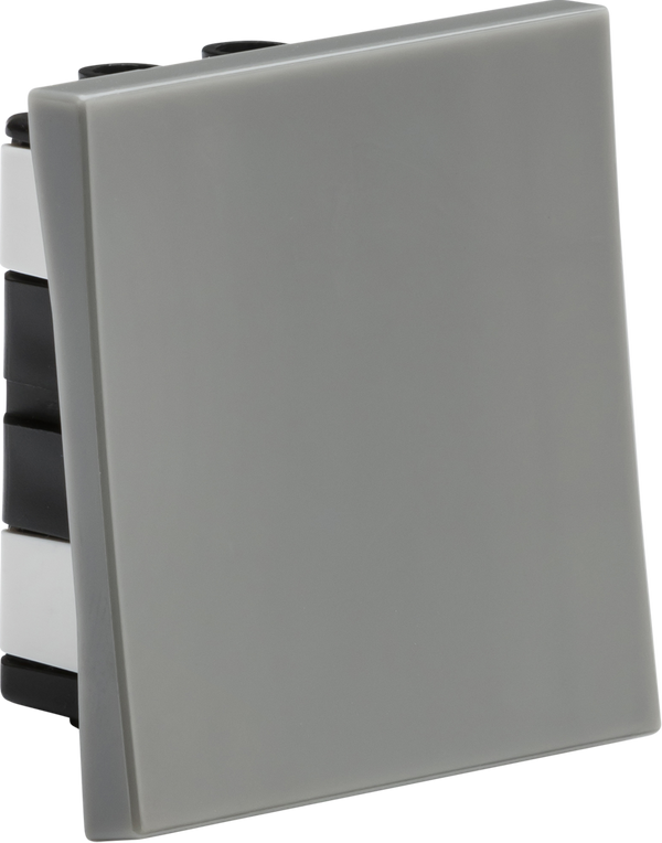 Knightsbridge MLA NET12WGY 20AX 1G intermediate modular wide rocker switch (50x50mm) - Grey
