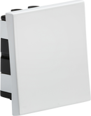 Knightsbridge MLA NET12WWH 20AX 1G intermediate modular wide rocker switch (50x50mm) - White