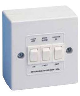 Manrose 1348 - Two Speed Reversible Controller (For 9"-230mm Fans Only)