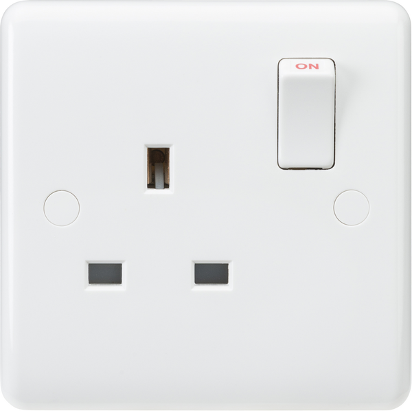 Knightsbridge MLA CU7000 13A 1G DP Switched Socket - ASTA approved