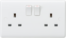 Knightsbridge MLA CU9000S 13A 2G SP Switched Socket with twin earths - ASTA approved