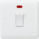 Knightsbridge MLA CU8341N Curved Edge 20A DP Switch with Neon