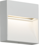 Knightsbridge MLA LWS4W 230V IP44 5W LED Square Wall /Guide light - White
