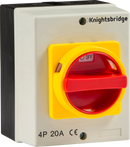 Knightsbridge MLA IN0025 IP65 20A Rotary Isolator 4P AC (230V-415V)