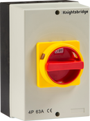 Knightsbridge MLA IN0027 IP65 63A Rotary Isolator 4P AC (230V-415V)