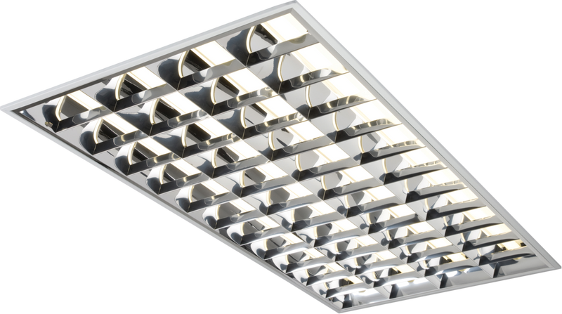 Knightsbridge MLA MRA436EMHF 230V IP20 4x36W T8 HF Emergency CAT2 Modular Fluorescent Fitting 600x1200mm