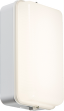 Knightsbridge MLA AMLEDW 230V IP54 5W LED Security Amenity Bulkhead White Base with Opal Diffuser Cool White 4000K