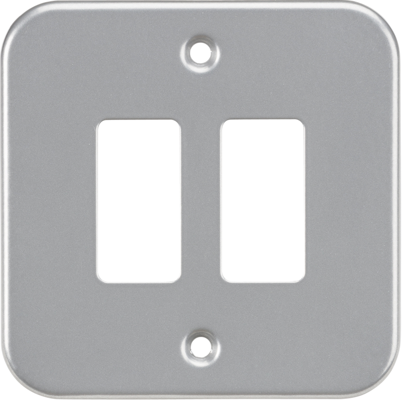 Knightsbridge MLA GDFP002M Metalclad 2G grid faceplate